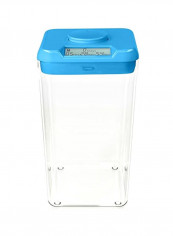 Time Locking Container Blue/Clear 10.4inch