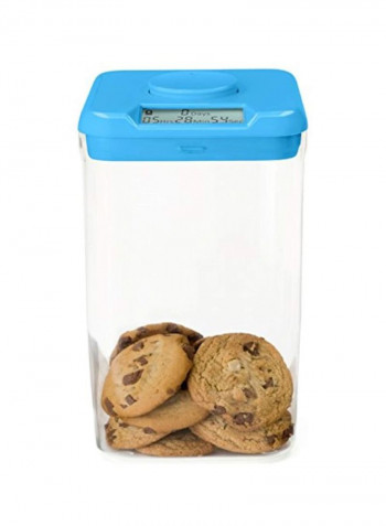 Time Locking Container Blue/Clear 10.4inch
