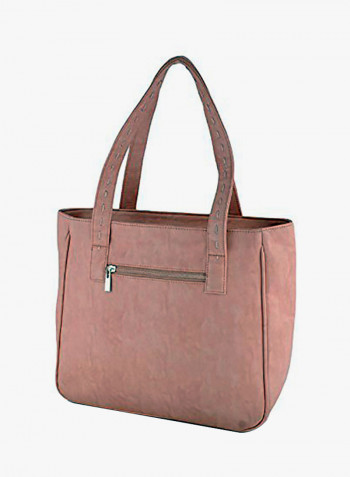 Polyester Blend Shoulder Bag Orange