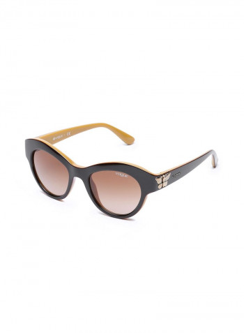 Women's Top Pearl Cateye Sunglasses - Lens Size: 52 mm