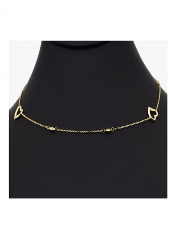 3D 2 Heart Adjustable Necklace