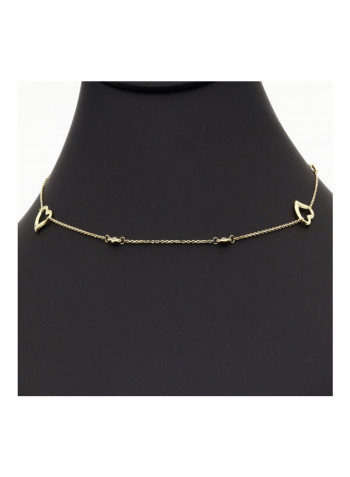 3D 2 Heart Adjustable Necklace