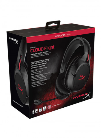 Cloud Flight Wireless Gaming Headset For PS4/PS5/XOne/XSeries/NSwitch/PC Black