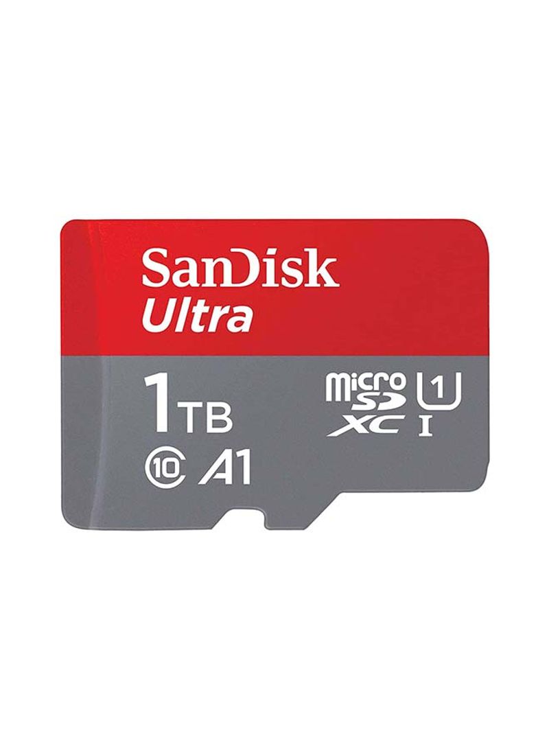 Ultra Class 10 MicroSDXC UHS-I Memory Card 1TB Grey/Red/White