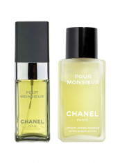 عرض مجموعة شانيل مكون من عطر بور مسيو EDT سعة 50 مل + لوشن بعد الحلاقة 100 مل Pour Monsieur EDT 50 Ml, After Shave Lotion 100مل