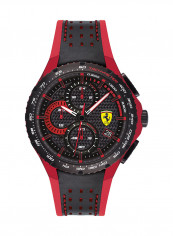 Men's Leather Chronograph Wrist Watch 830733