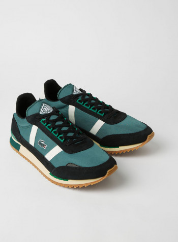 Partner Retro Sneakers Dark Green/Off White