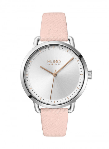 Women's Leather Analog Wrist Watch 1540053