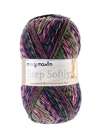 Step Softly Yarn Purple/Blue/Green 430yard