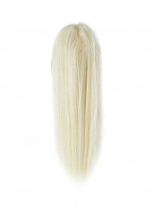 Mannequin Hair Extension With Clamp Holder Blonde 20inch