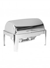 Roll Top Chafing Dish Silver 44x46x62centimeter