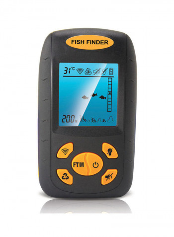 Wired Portable Fish Alarm Sonar 27x27x27cm