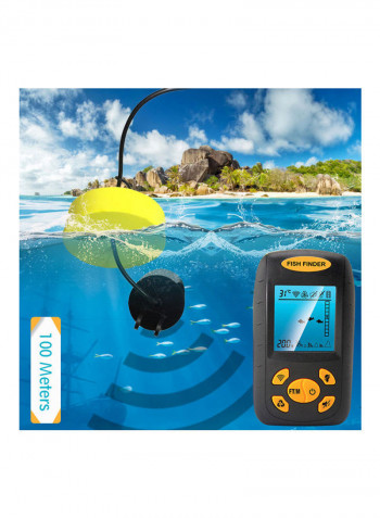 Wired Portable Fish Alarm Sonar 27x27x27cm