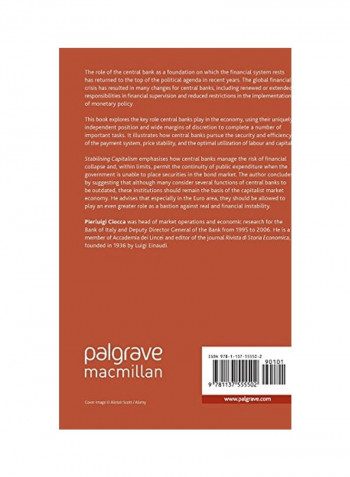 Stabilising Capitalism: A Greater Role For Central Banks Hardcover