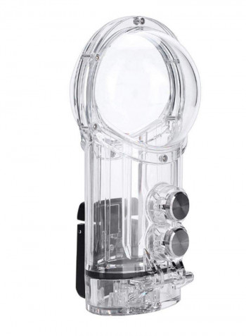 Waterproof Diving Camera Housing Case Clear/Black