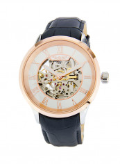 Men's Leather Analog Wrist Watch 3541G1UWN