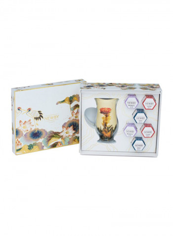Flowering Tea Gift Set With One Glass Cup 30g