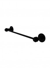 Mercury Collection Dotted Accent Towel Bar Black 24inch
