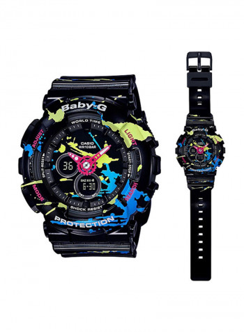Men's Resin Band Analog/Digital Watch BA-120SPL-1A