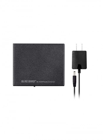 2-Piece Blackbird 4K HDMI Audio Extractor Set Black/Silver