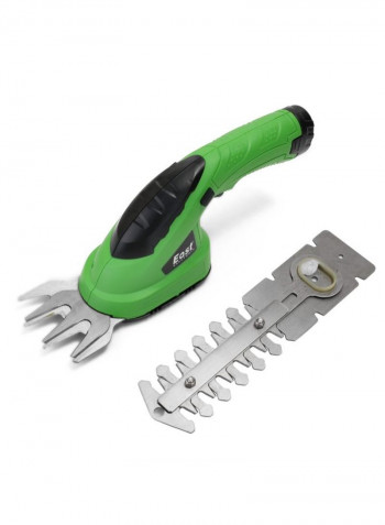 2-In-1 Multi-Functional Electric Hedge Trimmer Light Green/Black