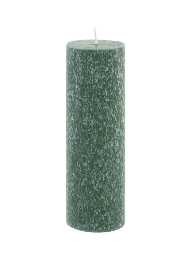 Scented Timberline Pillar Candle – Bayberry Green