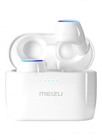 Bluetooth Sports In-Ear Earphones With Charging Box White