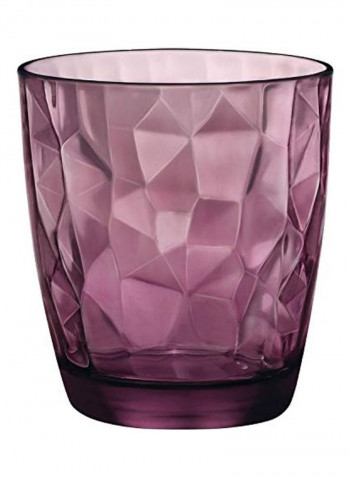 6-Piece Water Glasses Purple