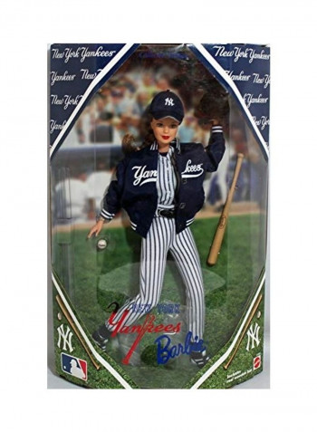 Yankees Sports Collectible Doll 3x14inch