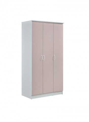 3 Door Jackson Wardrobe Multicolour 90x54x185cm