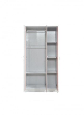 3 Door Jackson Wardrobe Multicolour 90x54x185cm