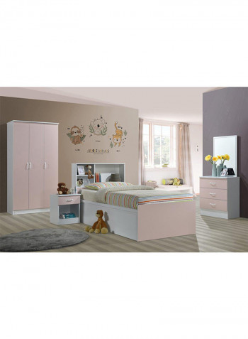 3 Door Jackson Wardrobe Multicolour 90x54x185cm