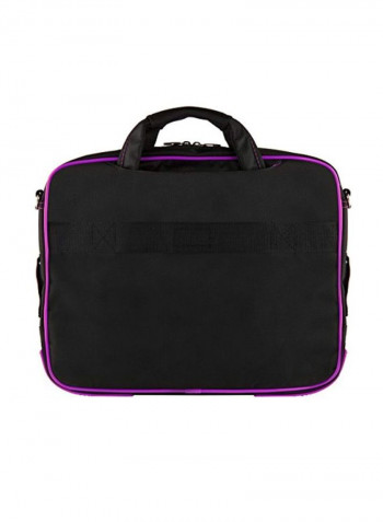 Laptop Messenger Bag For Asus ViviBook/K Series/EEEBOOK 14-Inch Purple/Black