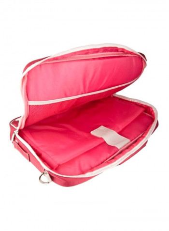 Messenger Bag Pink/White