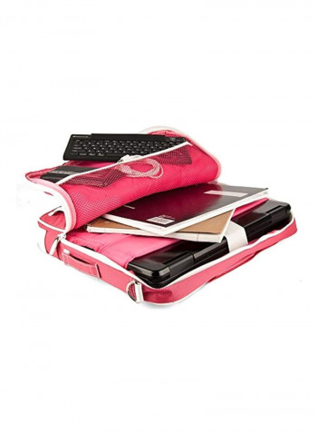 Messenger Bag Pink/White