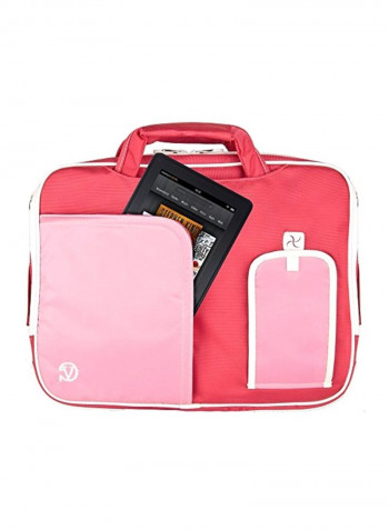 Messenger Bag Pink/White