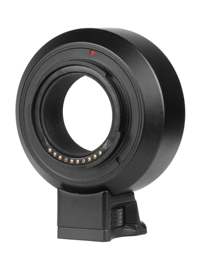 Lens Mount Adapter For Canon EF/EF-S Lens To Fuji X-Mount Mirrorless Camera Black