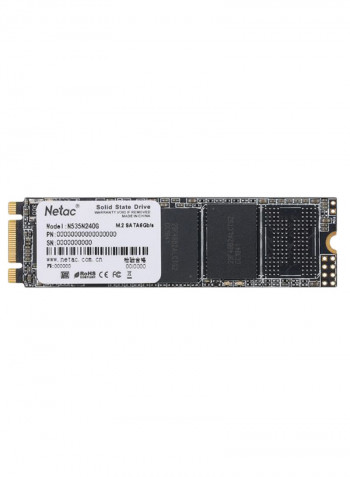 Solid State Internal Hard Drive 240GB Black