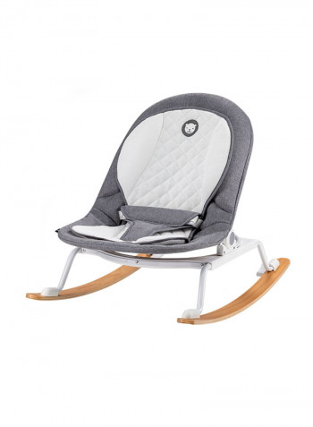 Rosa Baby Rocker - Stone Grey/White