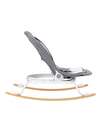 Rosa Baby Rocker - Stone Grey/White