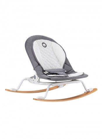 Rosa Baby Rocker - Stone Grey/White