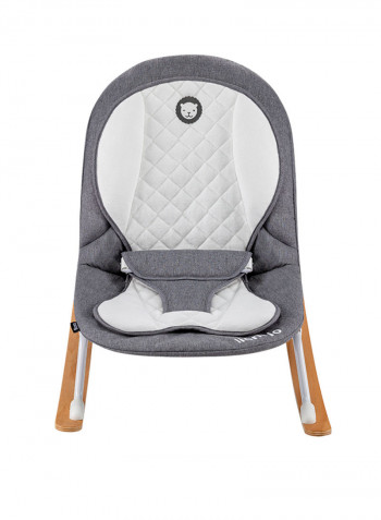 Rosa Baby Rocker - Stone Grey/White