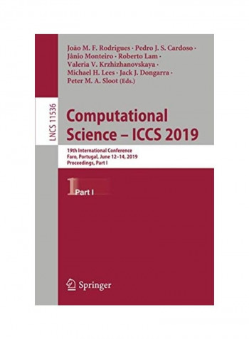 Computational Science - ICCS 2019 Paperback English by Joao M. F. Rodrigues
