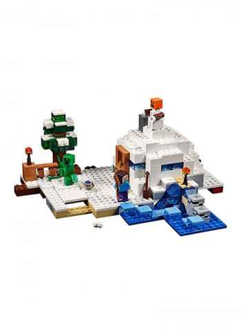 327-Piece Minecraft The Snow Hideout Building Set 21120