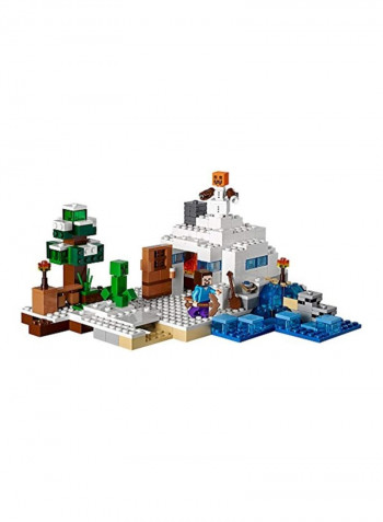 327-Piece Minecraft The Snow Hideout Building Set 21120