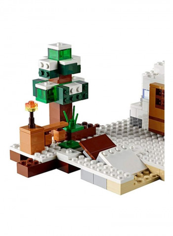 327-Piece Minecraft The Snow Hideout Building Set 21120