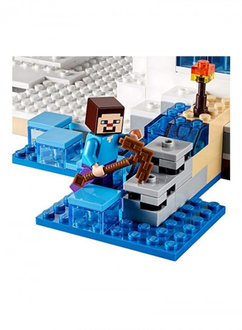 327-Piece Minecraft The Snow Hideout Building Set 21120