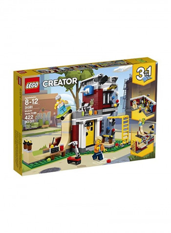 422-Piece Modular Skate House Building Set