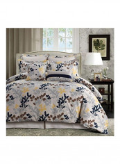 5-Piece Duvet Cover Set Yellow/White/Blue King reviews 5-Piece Duvet Cover Set Yellow/White/Blue King