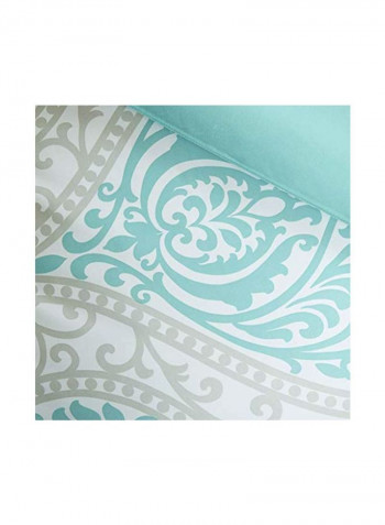 5-Piece Bed Sheet Set Polyester Aqua